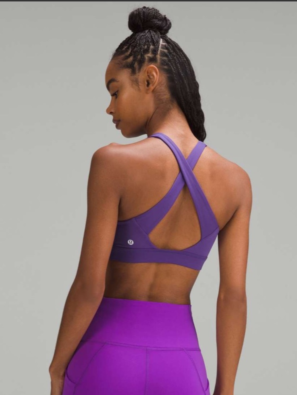 Lululemon Envital Bra *Medium Support B/C Cup Petrol Purple - Picture 2 of 7